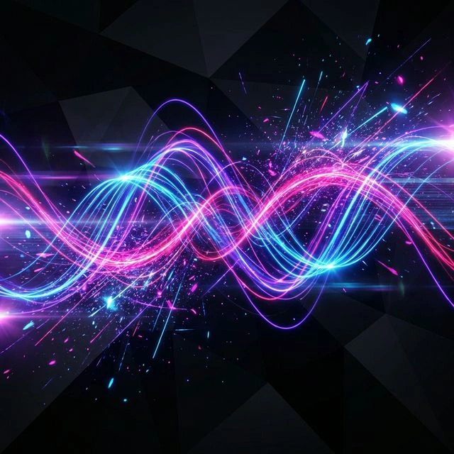 Streaming Neon Soundwaves