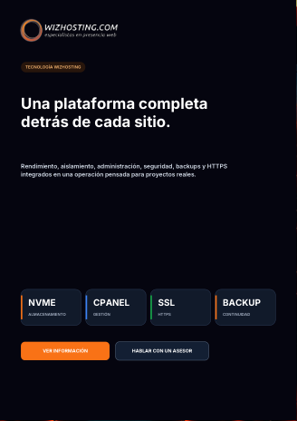 Vista previa de Tecnología, seguridad y SSL